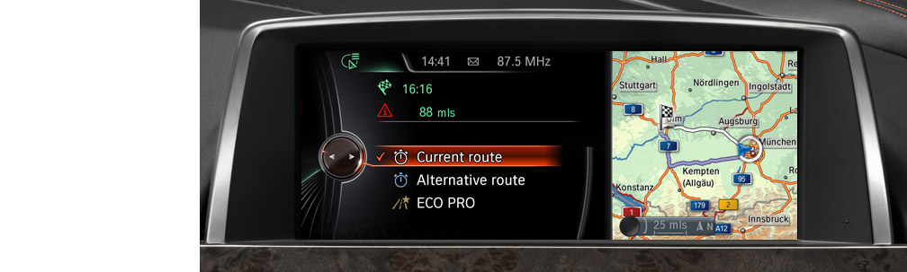 BMW Navigation Screen